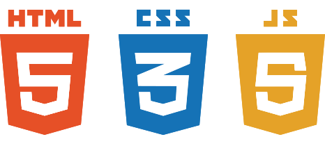 HTML5, CSS and JS logo